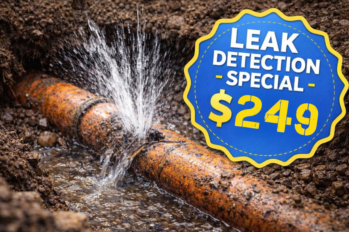 Leak detection special $249
