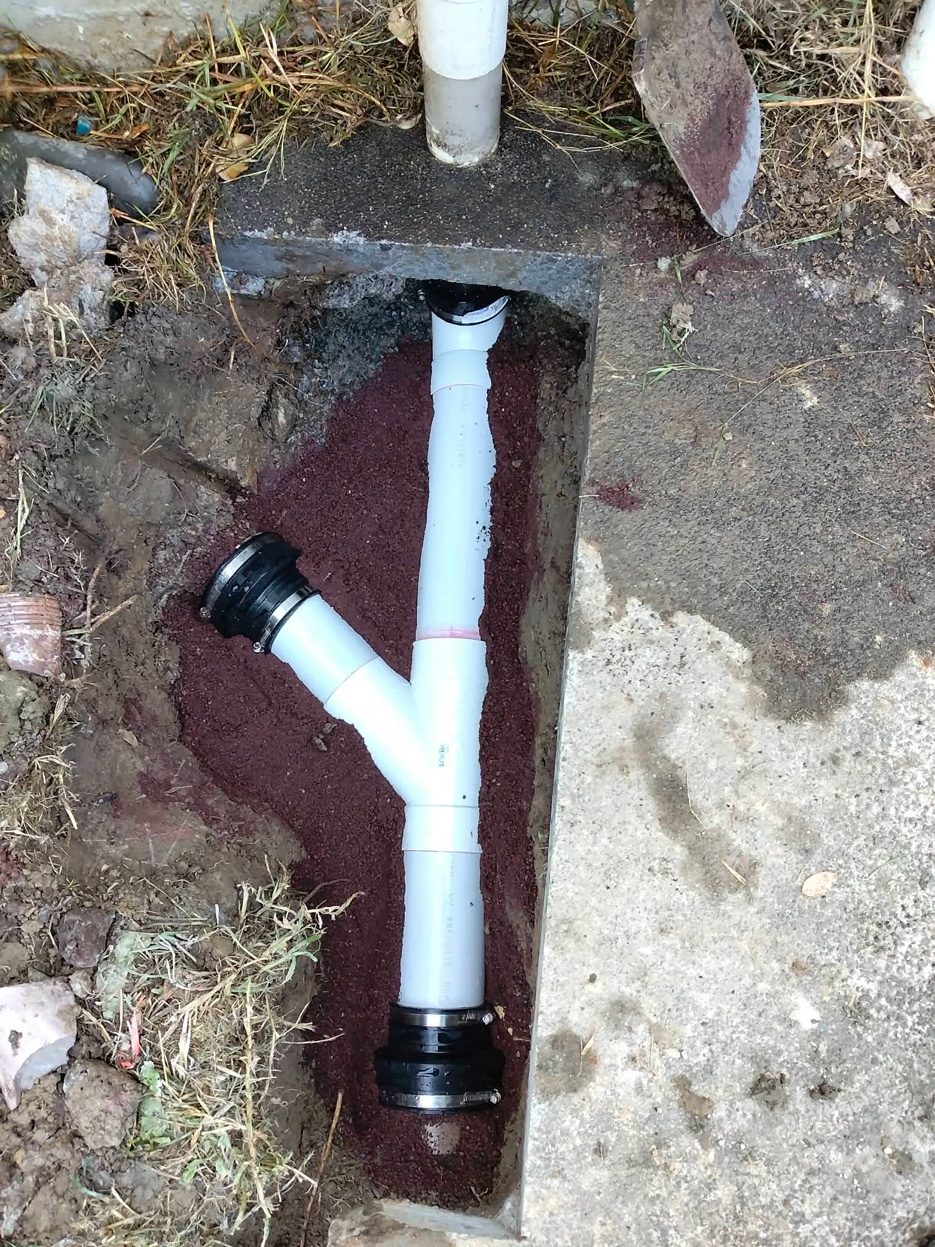 PVC drain repair